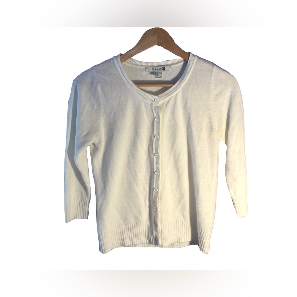 Forever21 ladies beige soft cardigan